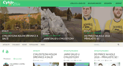 Desktop Screenshot of cyklozlin.cz